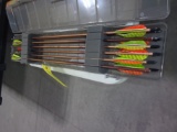 12- EASTON TARGET ARROWS w/ case