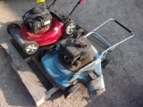 2- PUSH MOWERS, cond. unknown