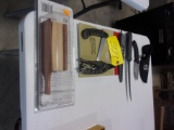 TURKEY CALL, TREE STAND KIT, BUCK KNIFE, & RAPALA FILLET KNIFE