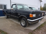 1990 FORD F150 XLT LARIAT 4X4, auto., 8' box, 187434 miles, runs good