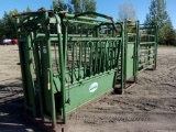 POWER RIVER SQUEEZE CHUTE w/ alley and cattle tub