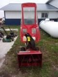 SNAPPER SNOWBLOWER w/ shroud and chains, ran 2 yrs ago would need tune-up