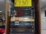 DEADWOON (seasons1-3), LONGMIRE (seasons1-4), JUSTIFIED (SEASONS1-5 w/1 blu ray) DVDs