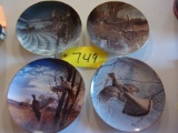 WILD WINGS PLATES - RULE NUMBER ONE, RULE NUMBER THREE by Michael Sieve & 7 misc. wildlife plates