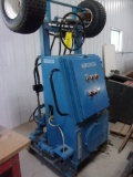 FLENDER TESTING MACHINE??, 110V. hyd. pump, 30 gal oil reserve, heat exchanger, 3 hyd. motors setup