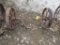 SET OF  STEEL DOLLY WHEELS, 22