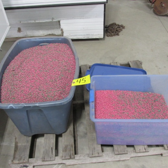 3-4 BUSHELS OF TREATED SOYBEAN SEED, age unknown