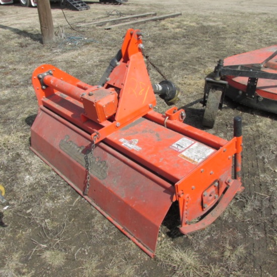 2010 5' LAND PRIDE  RTA 1058 3 PT. ROTARY TILLER