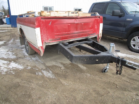 8' FORD PICKUP BOX TRAILER  (see lot 37)