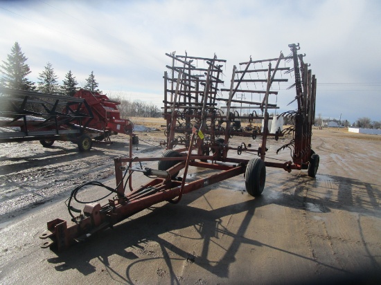 30' MELROE MULTIWEEDER, 3 rank, 4 bar harrow