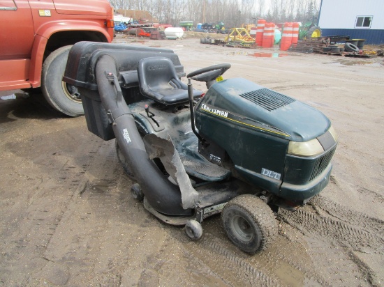 CRAFTSMAN 48" RIDING LAWNMOWER w/ bagger, runs and works ok