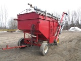 175 BUS. GRAVITY WAGON w/ hyd. seed auger & hmde roll tarp