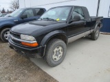 1998 CHEV. S-10 4 X 4, 4.3, manual, new tires, high miles-new motor 100k ago, rusty, ph. 378-4325
