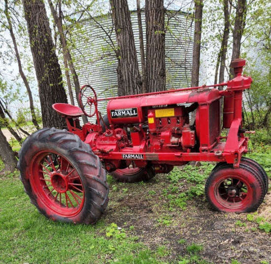 1935 FARMALL F-20, shedded, turns over, in Oslo area ph. 701 741-9280