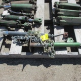 2-IMPLEMENT JACKS & 2 SAFETY CHAINS