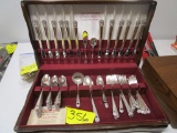 74 PIECE   SETTING RODGERS 1847 SILVER SET