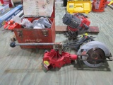 CHAIN SAW SHARPENER; MILIWAKEE & SKIL SAWS; MANUAL FUEL PUMP