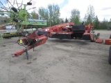 13' NEW HOLLAND 1431 SWINGER DISCBINE,  small CV 1000 pto (right drive shaft is missing)