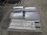 SET OF  STAINLESS QUARTER FENDERS & DECK PLATE