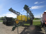 90' SUMMERS ULTIMATE 1000 GAL PULL TYPE SUSPENDED BOOM  SPRAYER, rinse tank,Raven 450