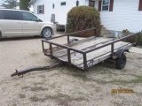 5 1/2' X 8' UTILITY TRAILER,  no title