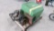 JOHN DEERE FRT. MT. FUEL TANK, CENTRIFICAL PUMP, I BEAM  ANVIL, BARN FAN, COMPRESSOR