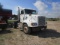 1999 FREIGHTLINER DAY CAB SEMI, Cat, 9 spd., air ride, dual tanks, air fifth, 11R x 22.5