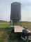 12' x 16.4' GRAIN HOPPER BOTTOM BIN on legs,  located in St. Hilaire area, ph. 964-5452