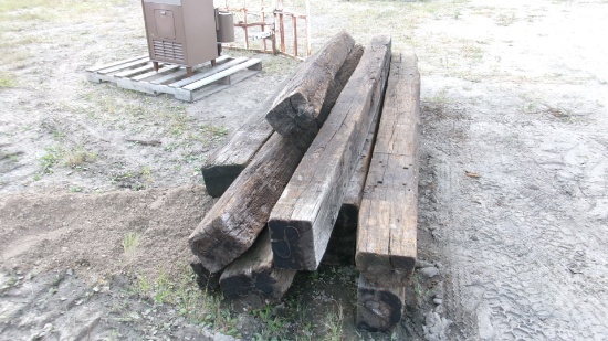 10- 6' & 8' RAILROAD TIES