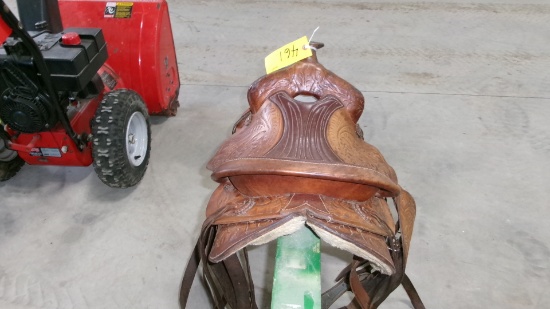 15" WESTERN RIDING SADDLE