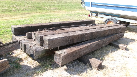 9-10' RAILROAD TIES (BID X 9)