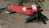 DR 3 PT. PTO 2 HEAD STRING MOWER, outside head spring loaded for use next to fences, like new