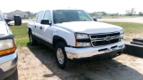 2006 CHEV. 1500 SILVERADO CREW CAB SHORT BOX 4WD, 249K, power steering is out