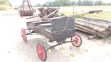 SHOP MADE MINI BUCKBOARD, tongue  & evener, needs rebuilt