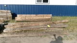 2-BUNDLES TOTAL OF 21 8' WOOD POSTS