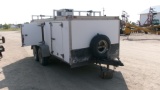 6' x 14' MILLINGTON UTILITY TRAILER, 3 compartment 4' high compartments, all refrigerated, no title