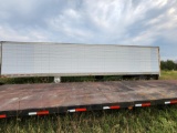 48' TANDEM AXLE DRY VAN, swing doors, no title, located in Goodridge, Mn. Ph.-686-4309