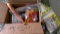 KNIFE, HACKSAW, NEW HINGES, HAND TOOLS DRESSING BAGS, & PLASTIC UTENSILs, DESK MAGNIFYING LAMP