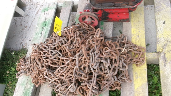 2-22" x 38" D. TRACTOR CHAINS