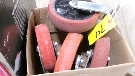 4-8" CASTER WHEELS, like new