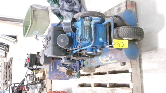 EMBLOOM 8 H.P. GAS AIR COMPRESSOR, elec. Start-no battery