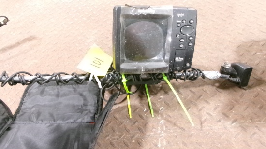 HUMMING BIRD 597 ziHD CHART PLOTTER FLASHER, WINTER TRANSDUCCER