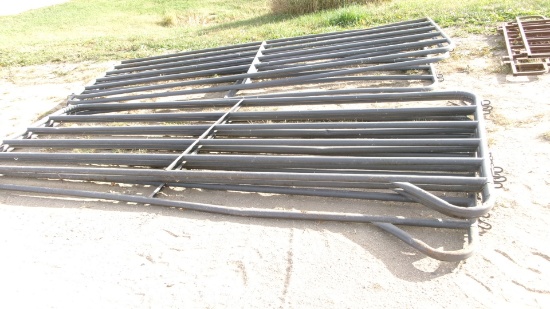 1-46" X 10' PIPE PANEL; 4 -46"  X 12 PIPE PANELS,  1-46" X 12' PIPE PANEL GATE, all interlocking
