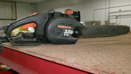 REMINGTON ELECTRIC TRIMMER & ELECTRIC 3 H.P. 16" CHAIN SAW