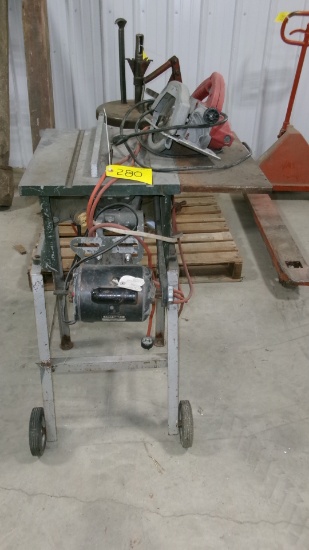 8" TABLE SAW & 7 1/4" SKIL SAW