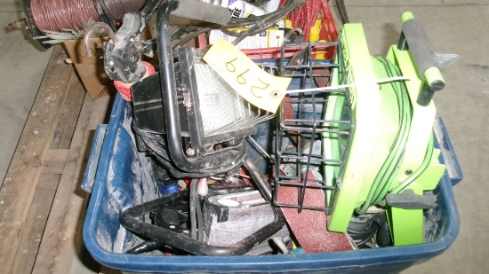 CRAFTSMAN BELT SANDER, SKIL ROUTER, BOLT CUTTER, PIPE CLAMP HARDWARE, DUROFAST NAILER,