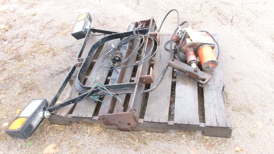 FRAME ,LIGHTS, PUMP, & CONTROLS FOR WESTON SNOW PLOW