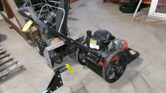 DR 22" STRING TRIMMER WALK BEHIND MOWER, elec. start, good cond., has not been used this yr.