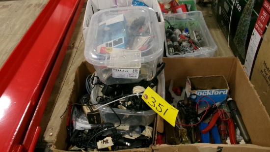 COMPUTER, TV CABLES CONNECTORS, CHARGERS, ETC.