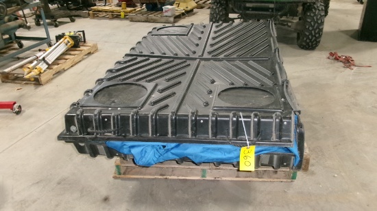 CLAM 6' X 8' PORTABLE FISH HOUSE, 6 hole, chairs